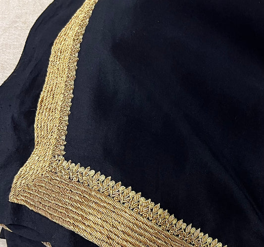 Black Silk Saree