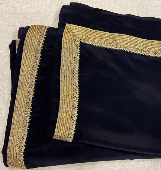 Black Silk Saree
