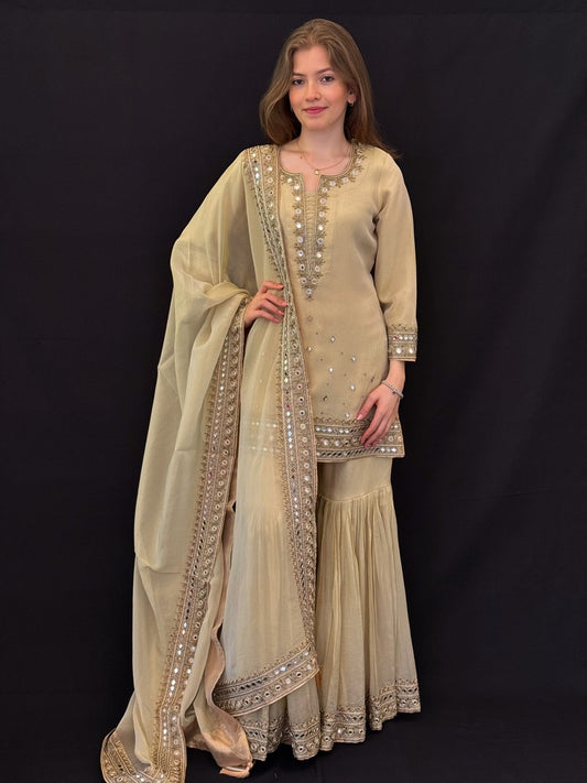 Beige Sharara